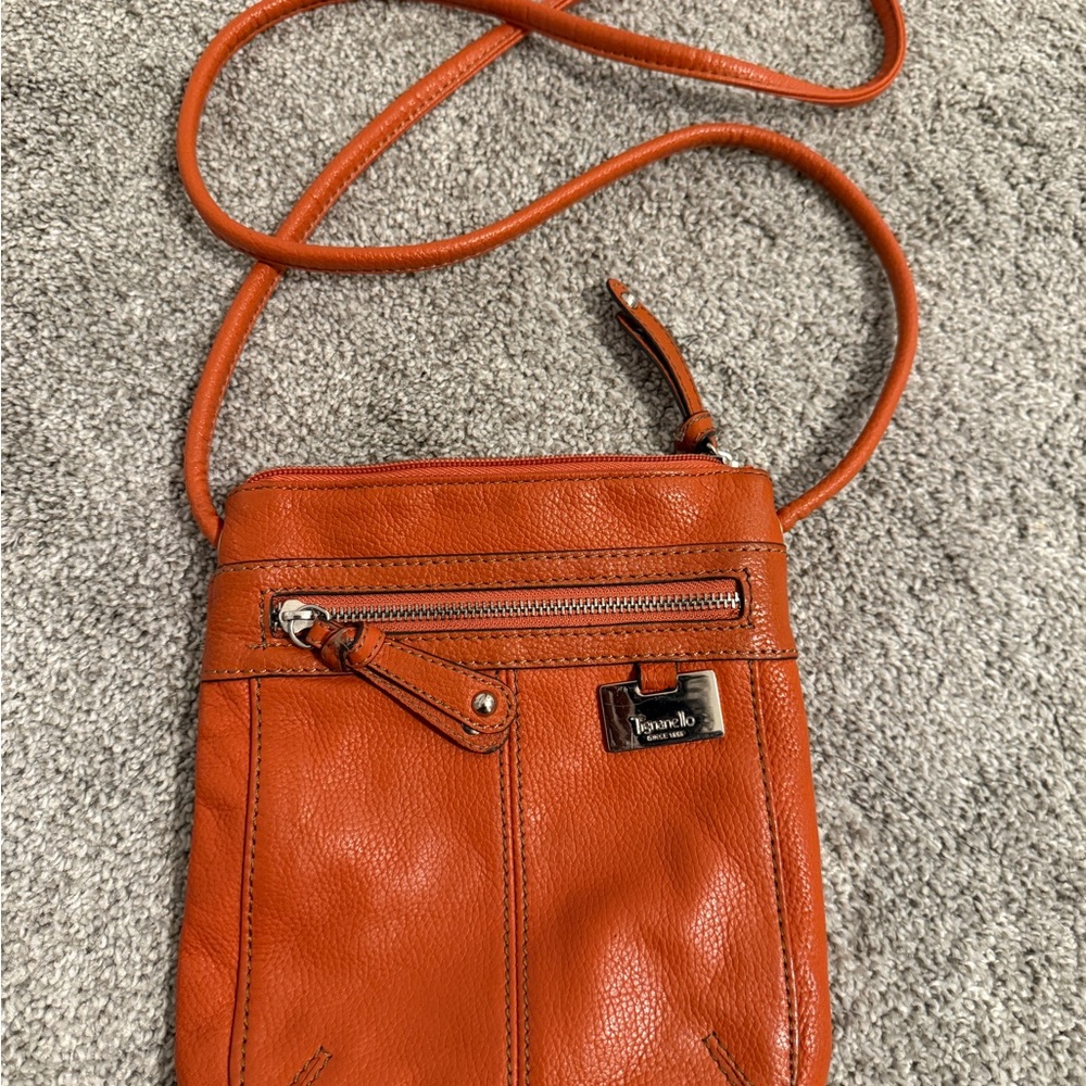 Tiginello Orange Crossbody Bag